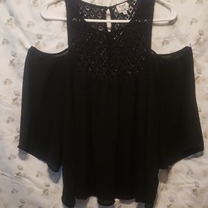 Sunset & sixth blouse shoulder out XL